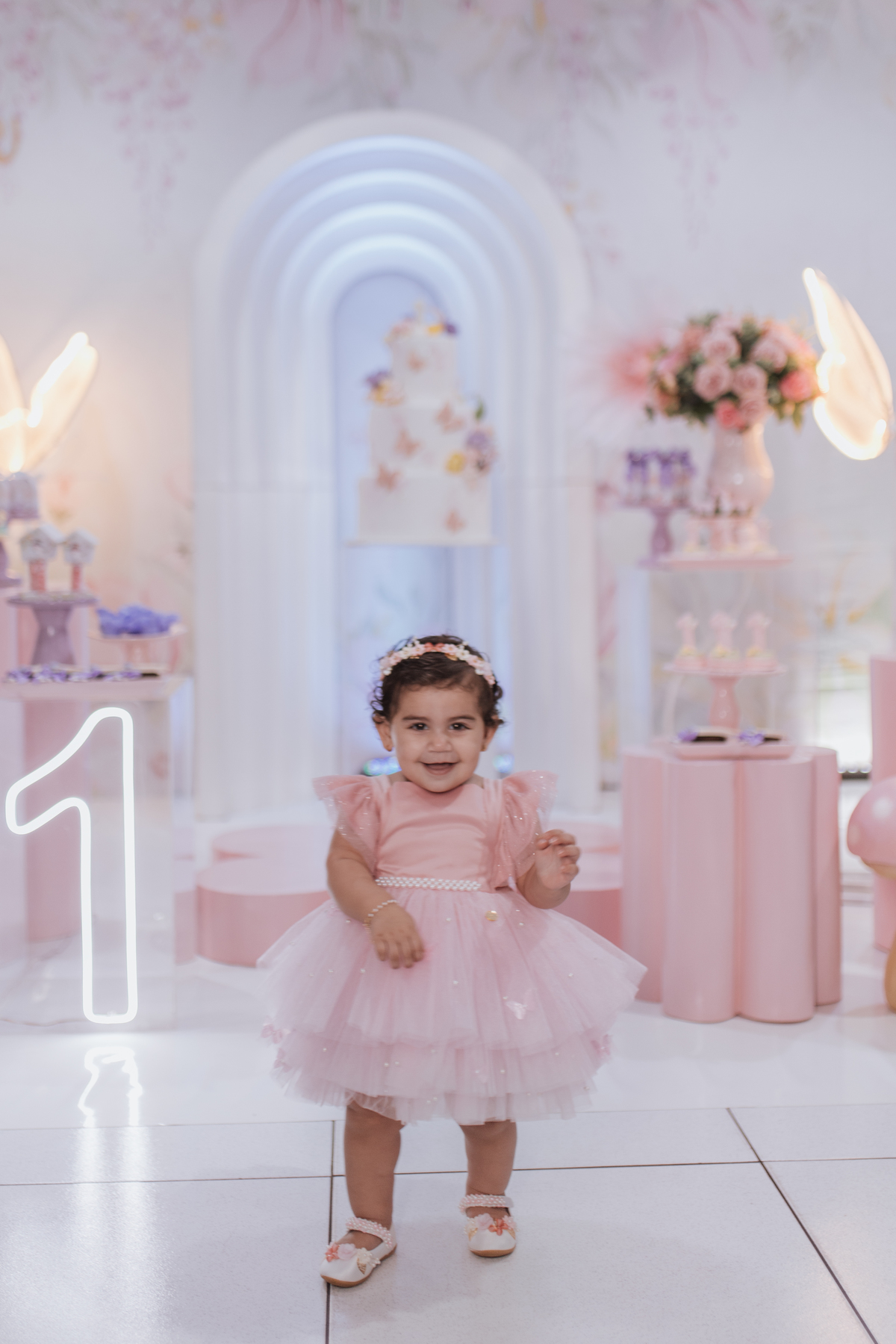 Aniversário infantil com tema de jardim