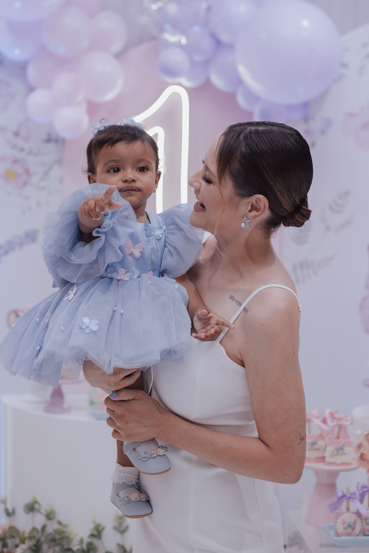 Aniversário infantil com tema de borboletas