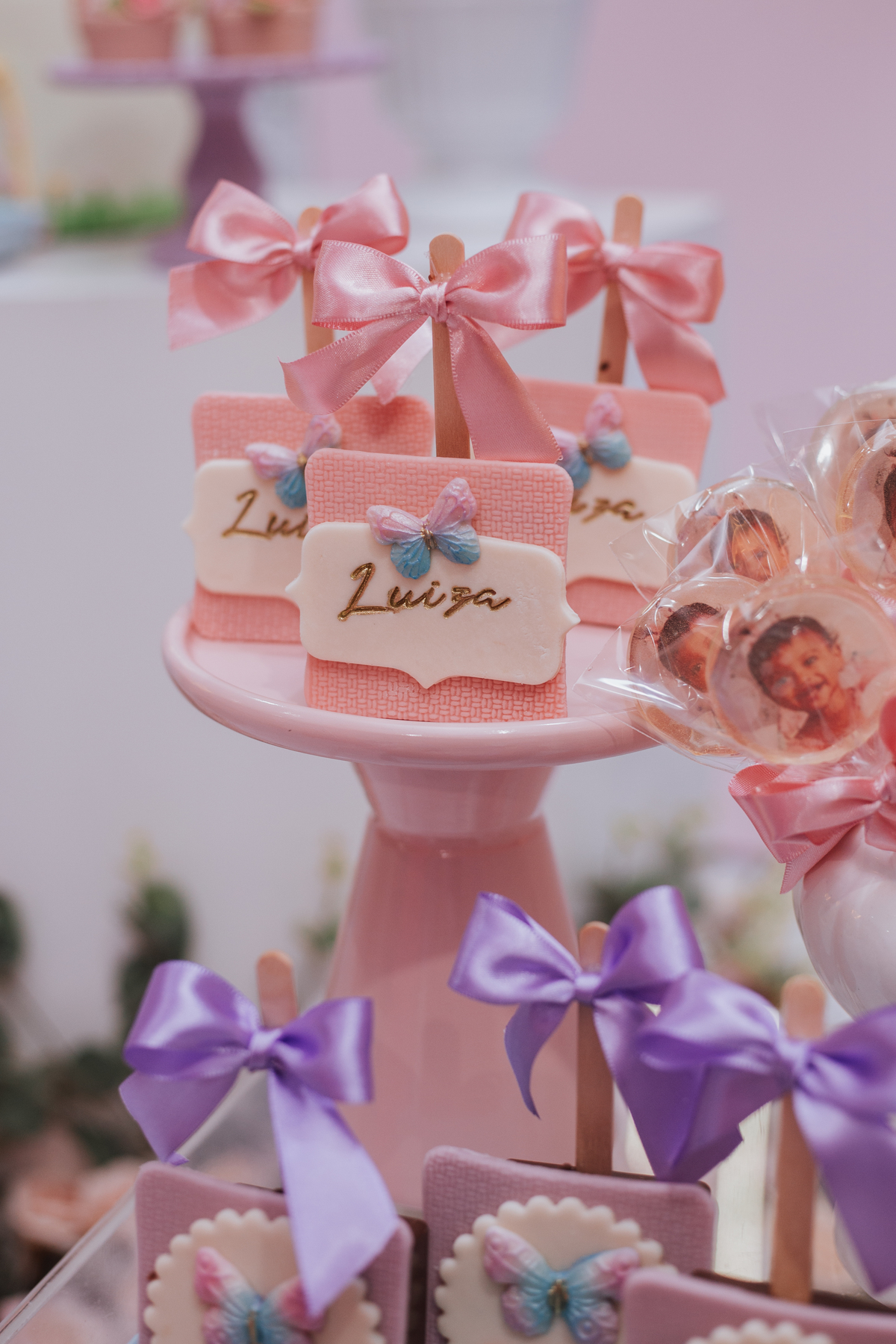 Aniversário infantil com tema de borboletas