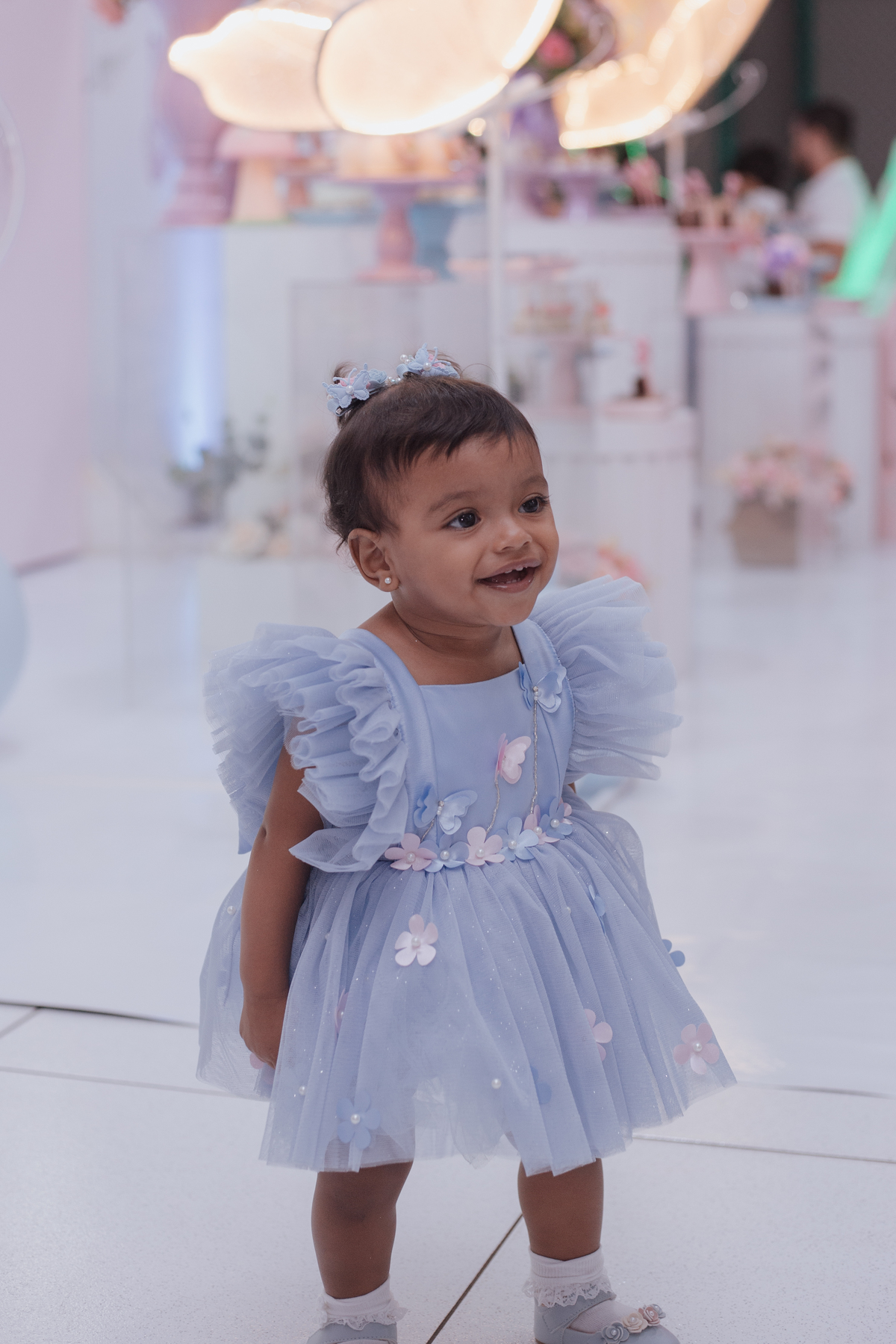 Aniversário infantil com tema de borboletas