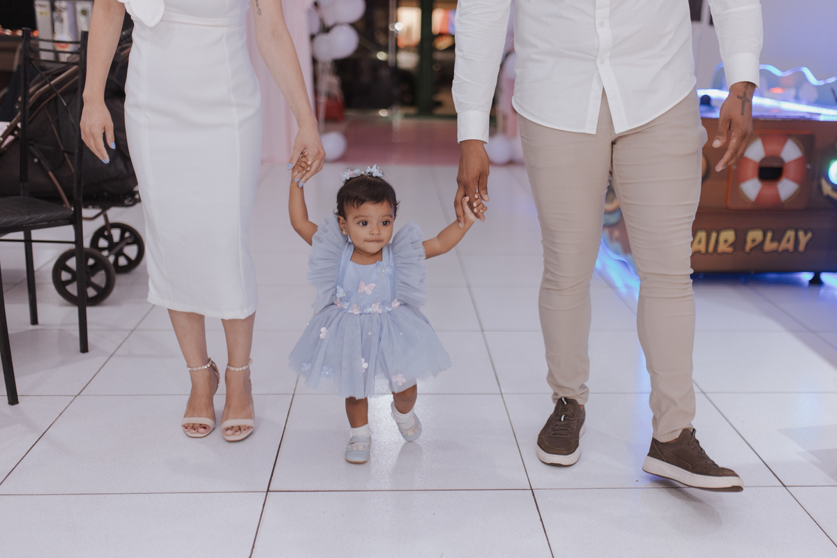 Aniversário infantil com tema de borboletas