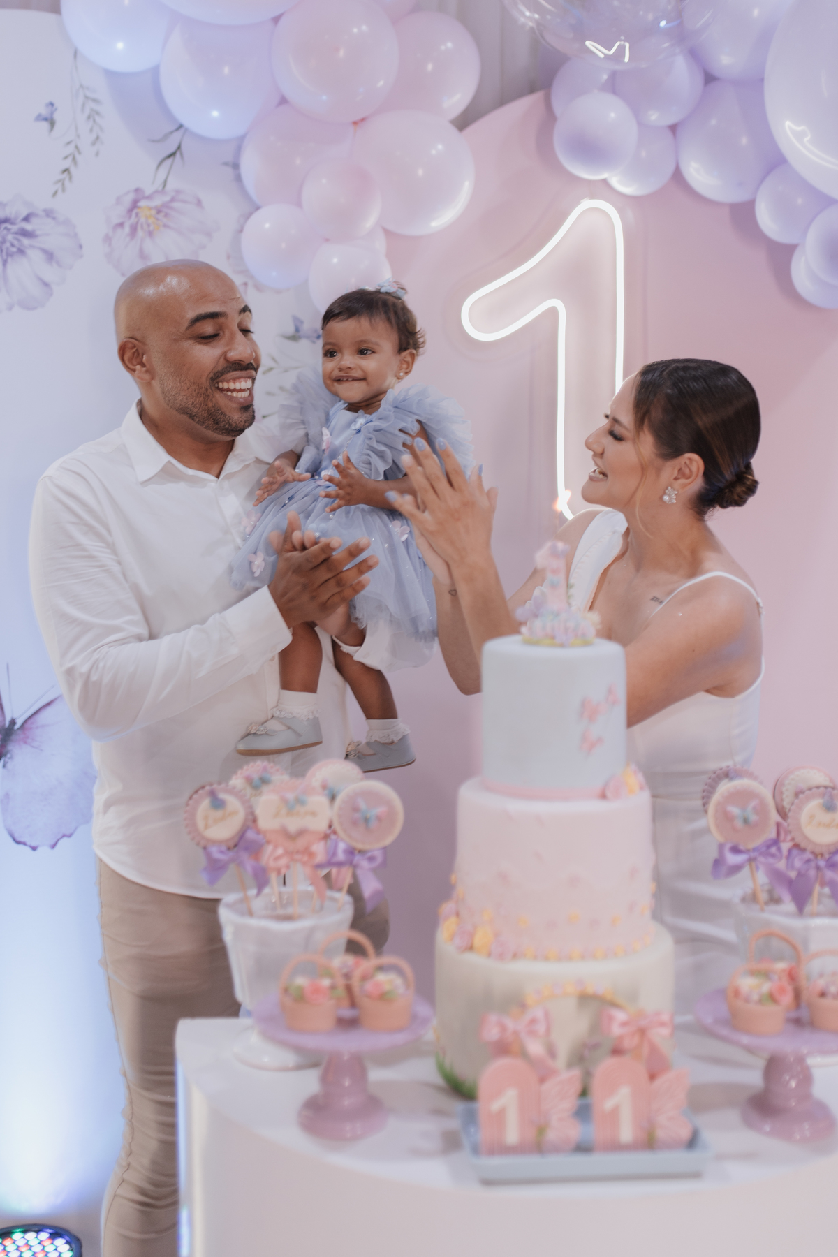 Aniversário infantil com tema de borboletas