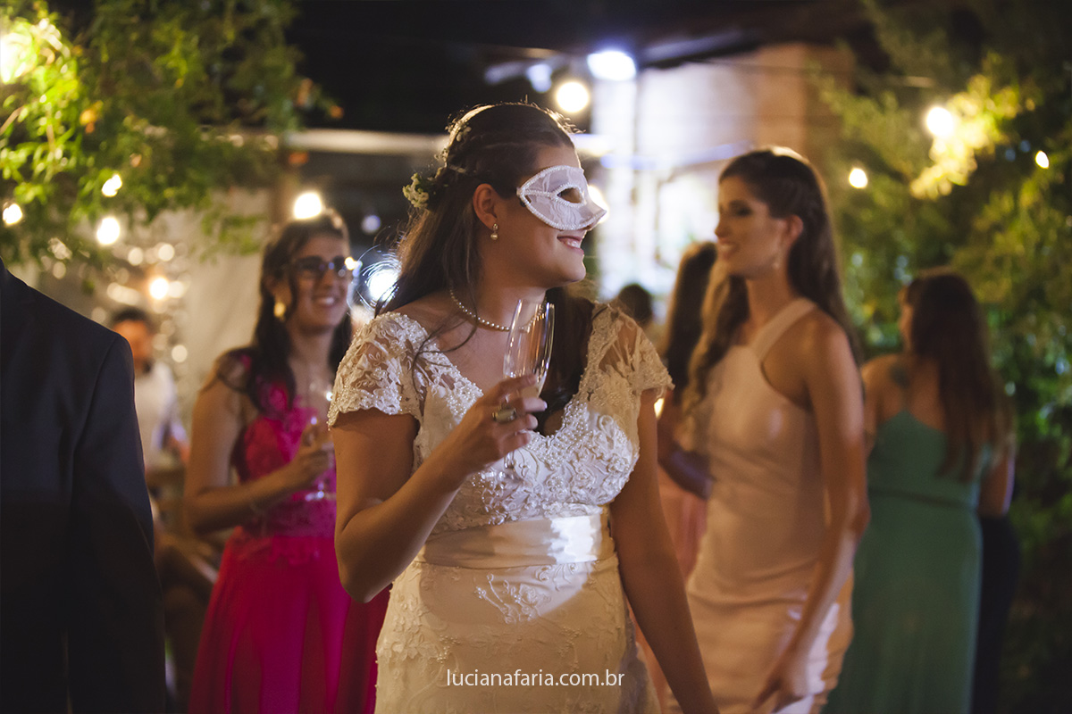 mascara da noiva para festa do seu casamento