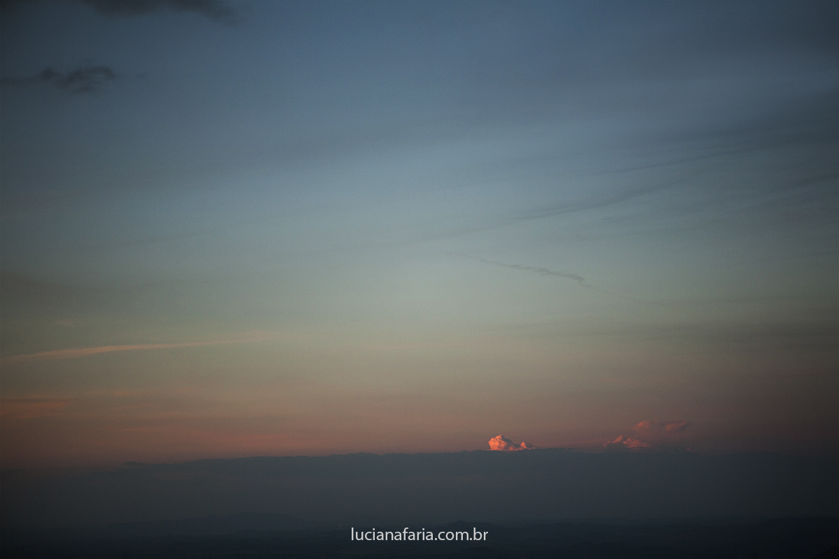 Por do sol na rampa de voo livre em poços de caldas mg