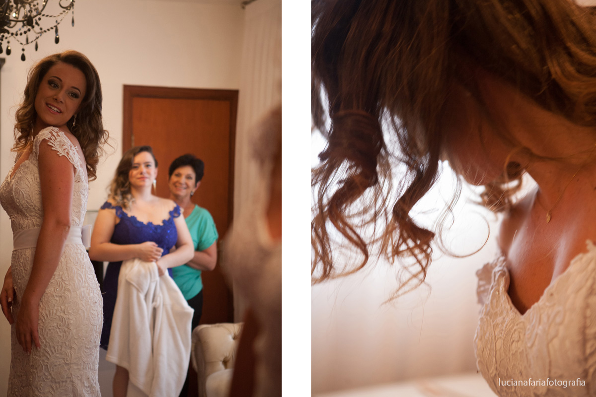 noiva emocionada, noiva, maquiagem de noiva, making of de casamento, cabelo de noiva, hora de arrumar, roupão, noiva, casamento, wedding, cabelo da noiva