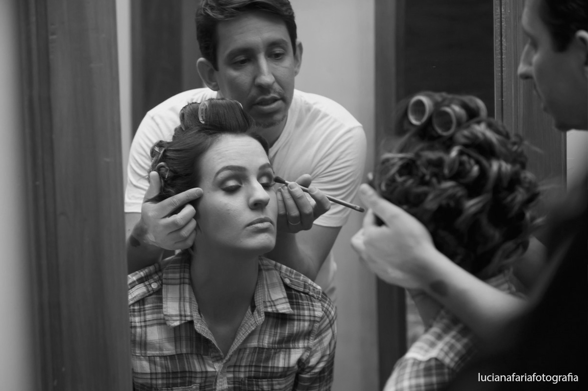 cabeleireiro de noiva, maquiagem, ansiosa, preparativos, making of, casamento, wedding, dia da noiva, casando