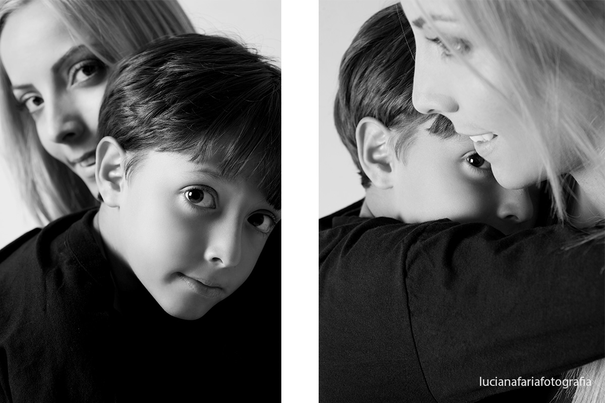fotografia de família, mãe e filho, filho único, ensaio, estúdio, ensaio em estúdio, amor, menino, mãe