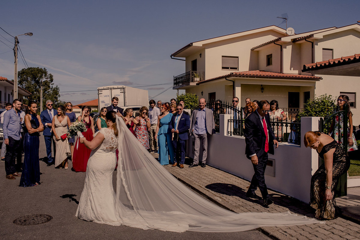 noiva pronta para o casamento em fafe Portugal