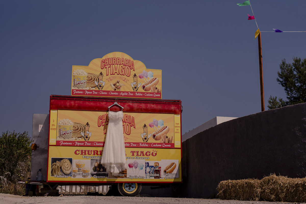 Vestido da noiva criativo