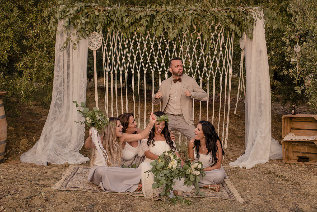 foto de familia em casamento diferente