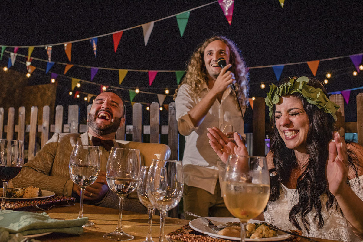 brincadeiras com os noivos em casamento caseiro