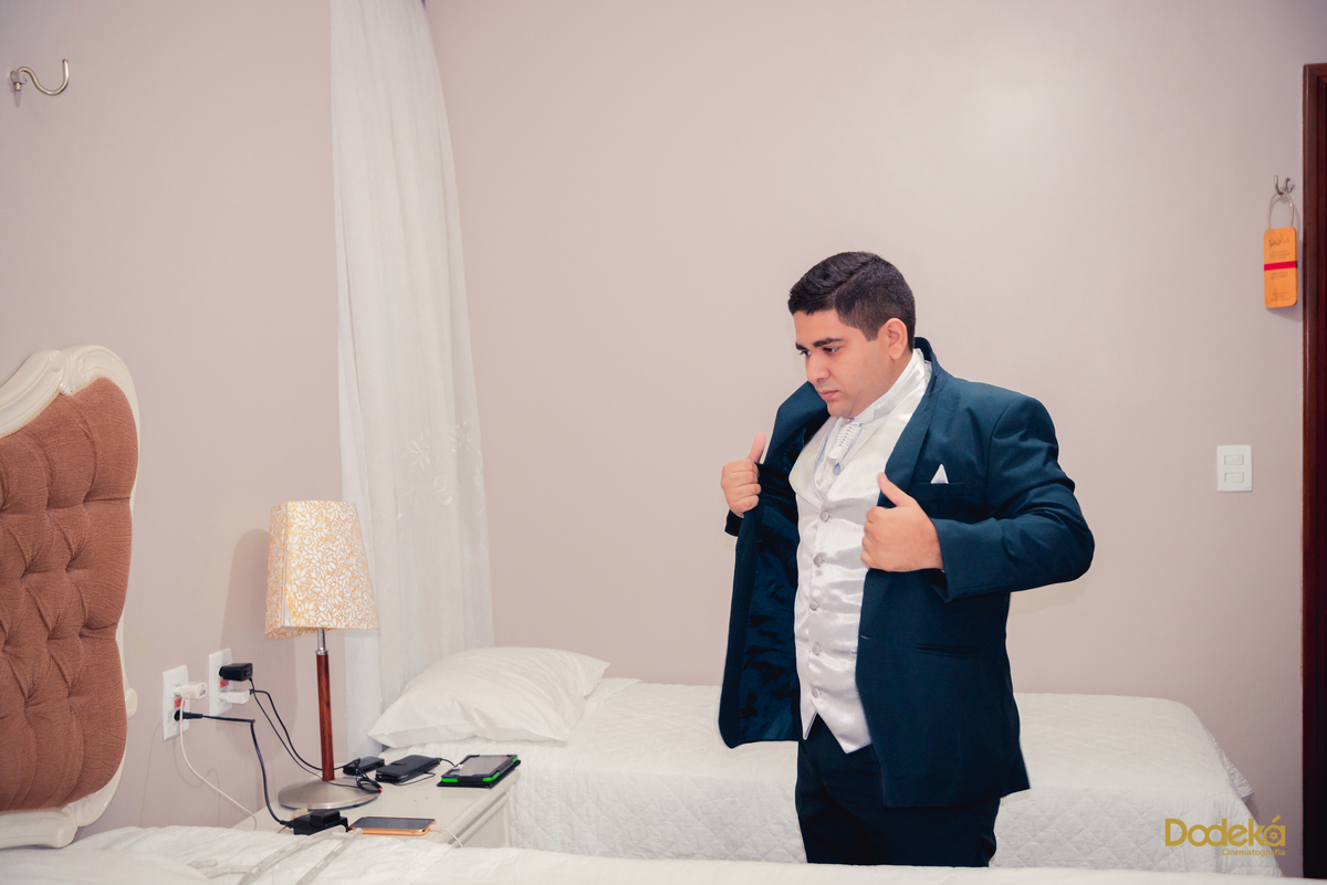 Fotografia de casamento em manaus noivo Julio