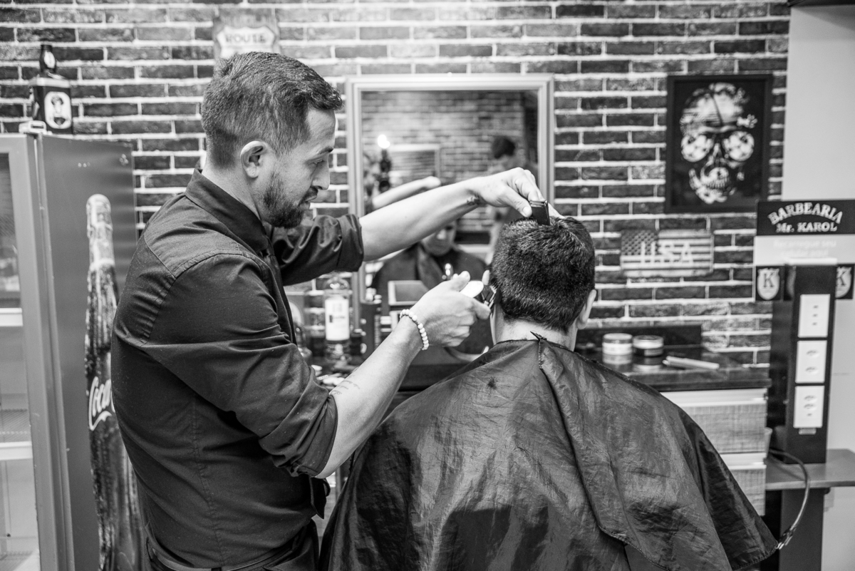 O noivo em seu making of