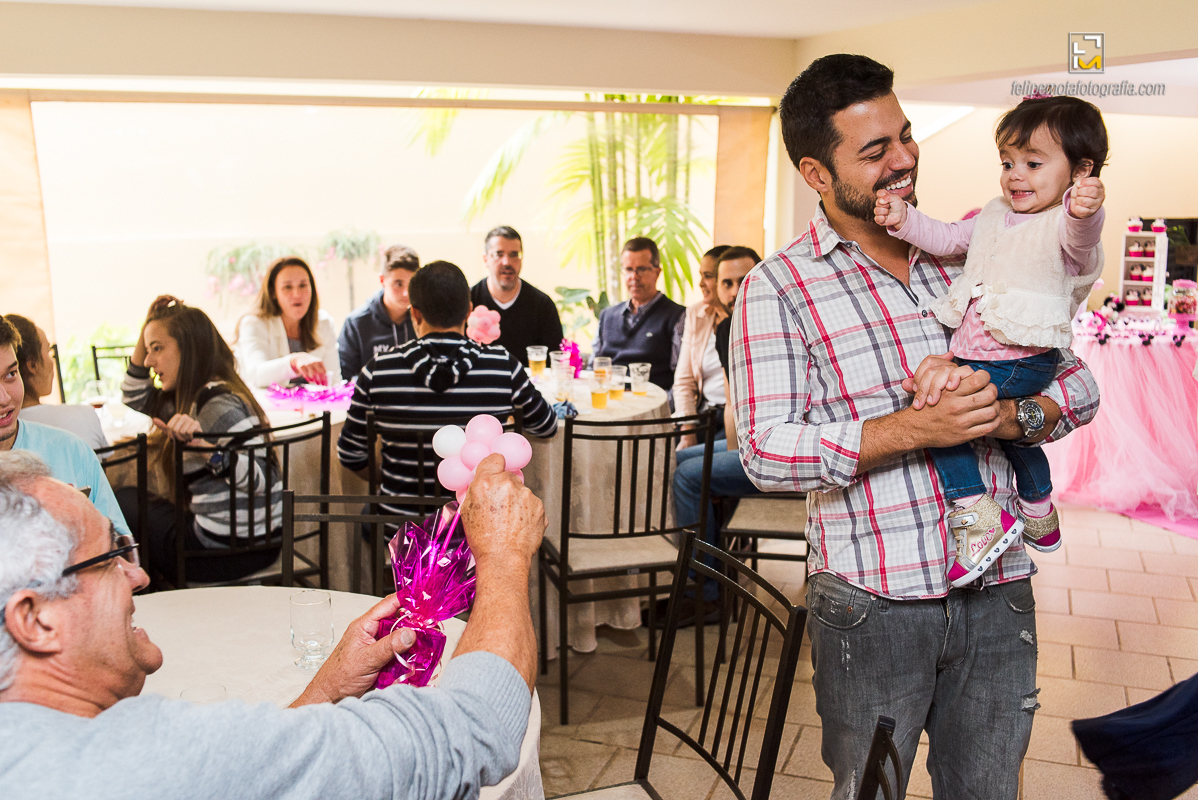 Felipe Mota Fotografia - Fotografa Aniversário de um ano na cidade de Pouso Alegre, uma festa decoração infantil em casa.