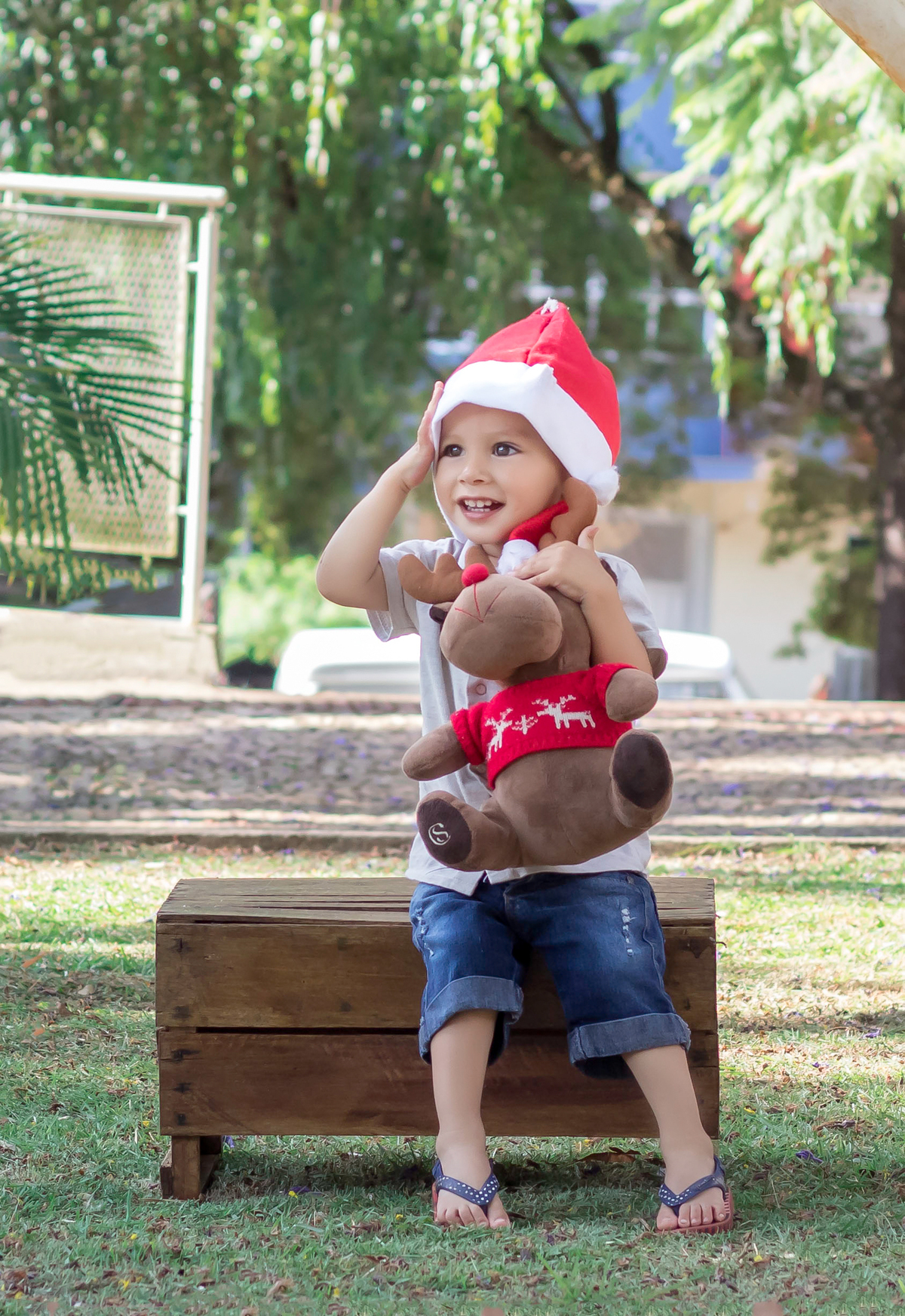 Ensaio na praça Walnir Bottaro Daniel - São Miguel do Oeste - Encanto Fotografia