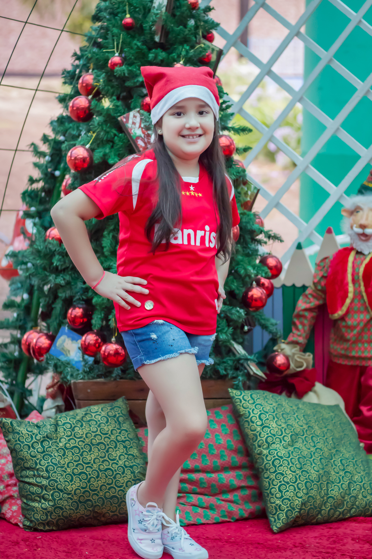 Ensaio das irmãs Laura e Lara em São Miguel do Oeste na praça Walnir Bottaro Daniel