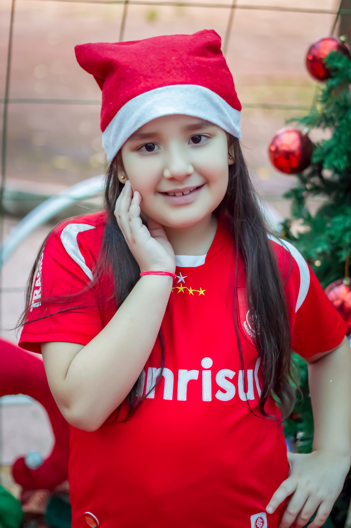 Ensaio das irmãs Laura e Lara em São Miguel do Oeste na praça Walnir Bottaro Daniel