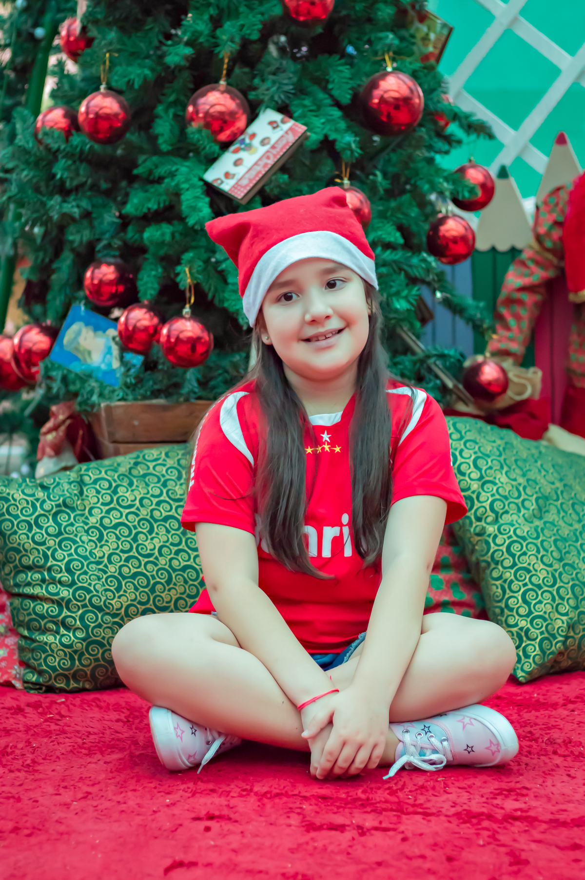 Ensaio das irmãs Laura e Lara em São Miguel do Oeste na praça Walnir Bottaro Daniel