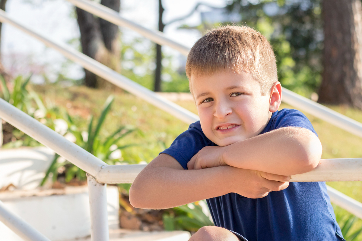 Ensaio do Leonardo na Praça Belarmino Annoni em São Miguel do Oeste - Encanto Fotografia