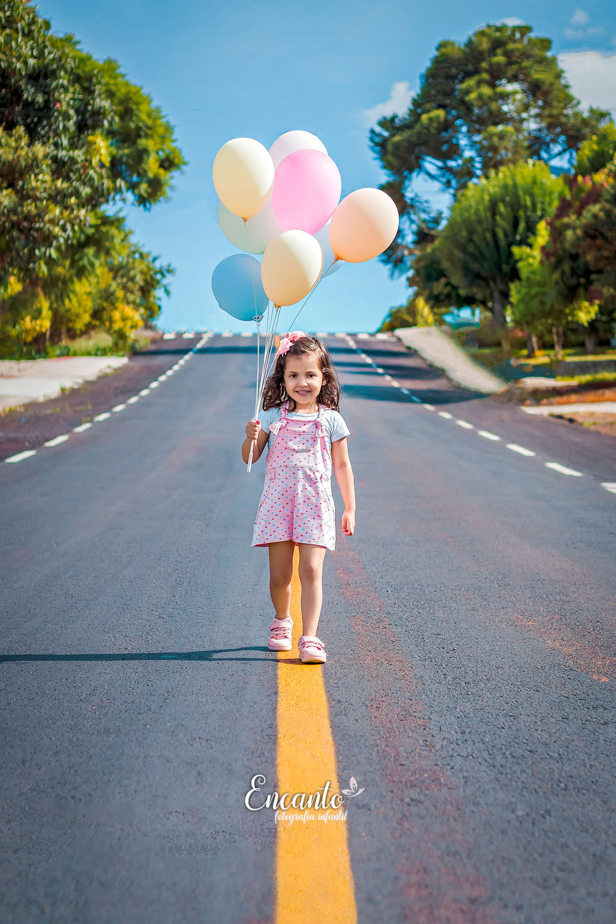 Ensaio de 5 anos da Bruna em São Miguel do Oeste/SC - Encanto Fotografia