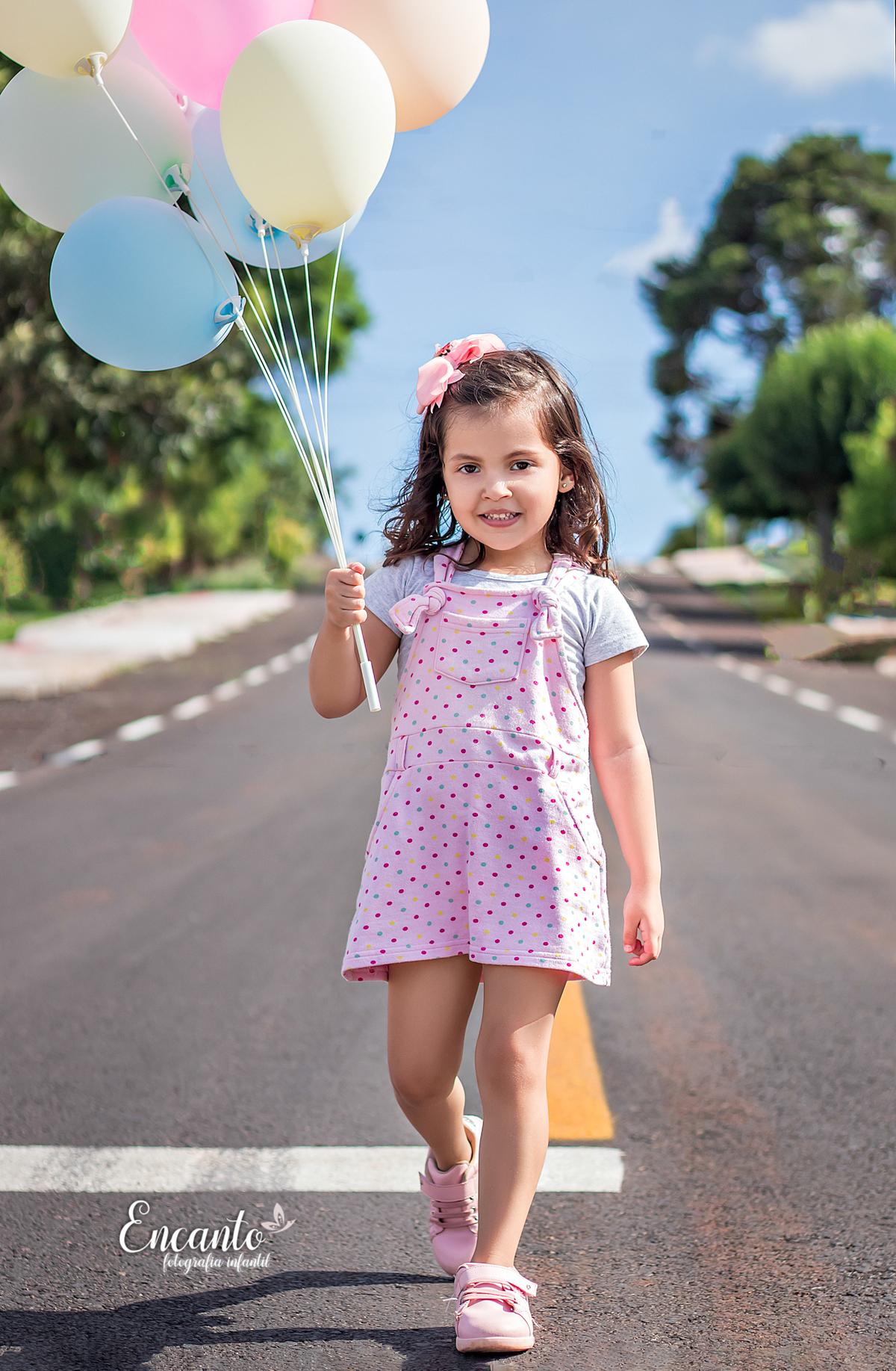 Ensaio de 5 anos da Bruna em São Miguel do Oeste/SC - Encanto Fotografia
