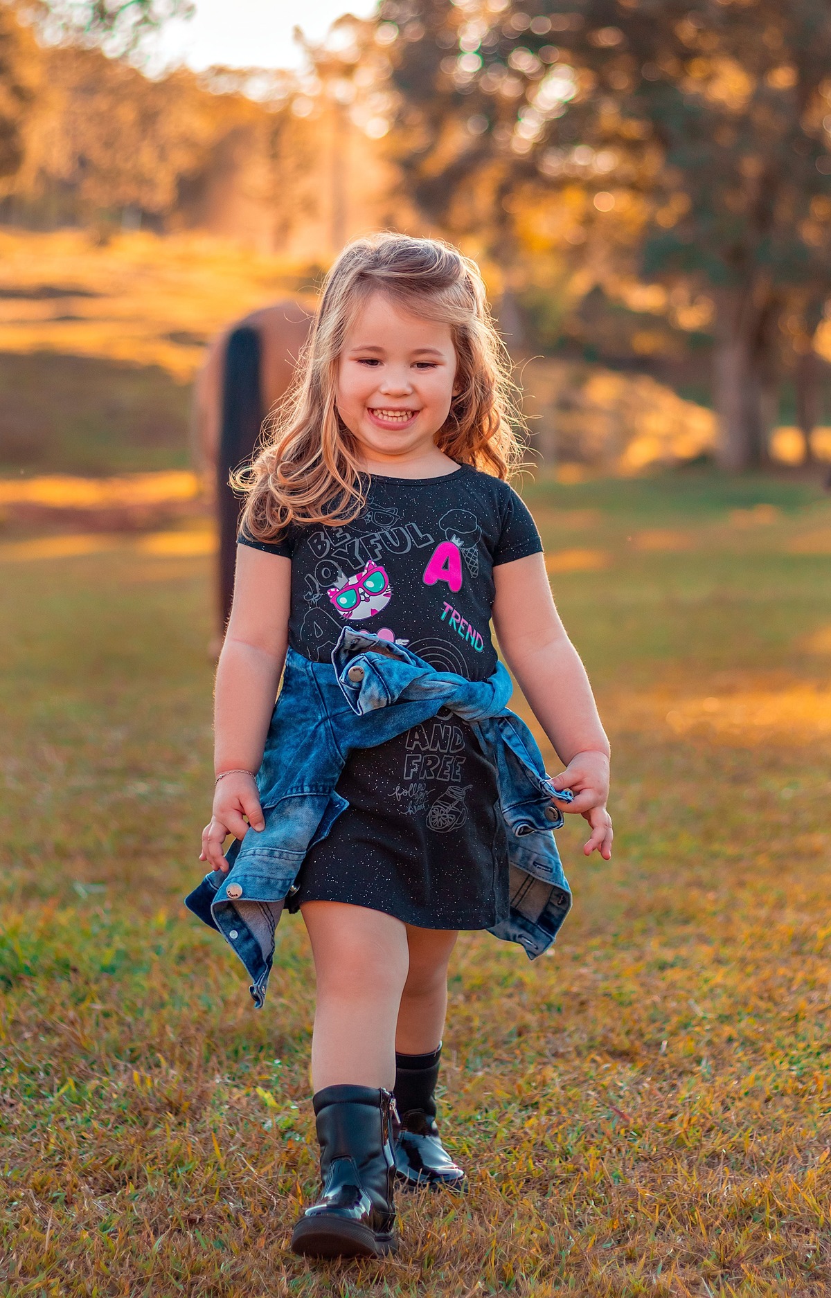 Ensaio de 3 anos da Luiza na Sede Campeira - São Miguel Do Oeste/SC  - Encanto Fotografia