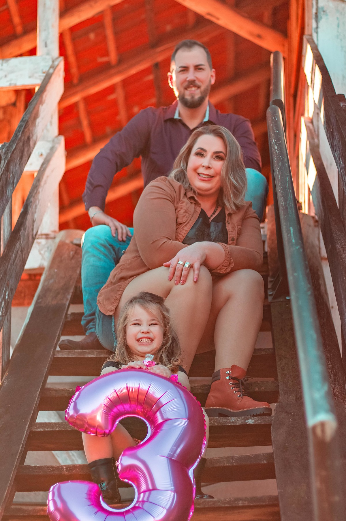 Ensaio de 3 anos da Luiza na Sede Campeira - São Miguel Do Oeste/SC  - Encanto Fotografia