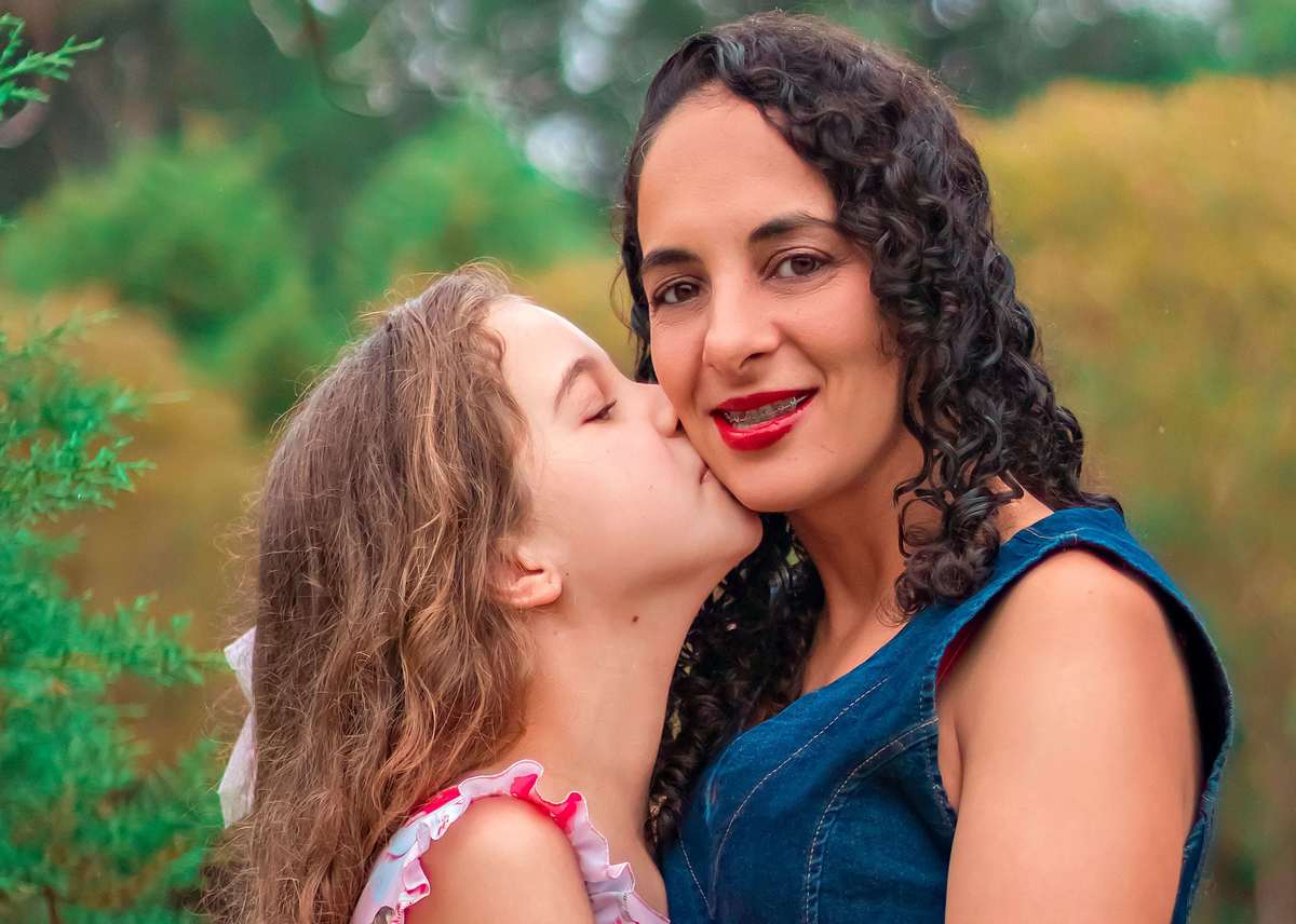 Ensaio das Irmãs Larissa e Maria com a Mãe no Camping Lisot em Paraíso/SC