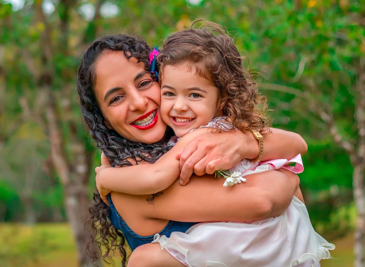Ensaio das Irmãs Larissa e Maria com a Mãe no Camping Lisot em Paraíso/SC