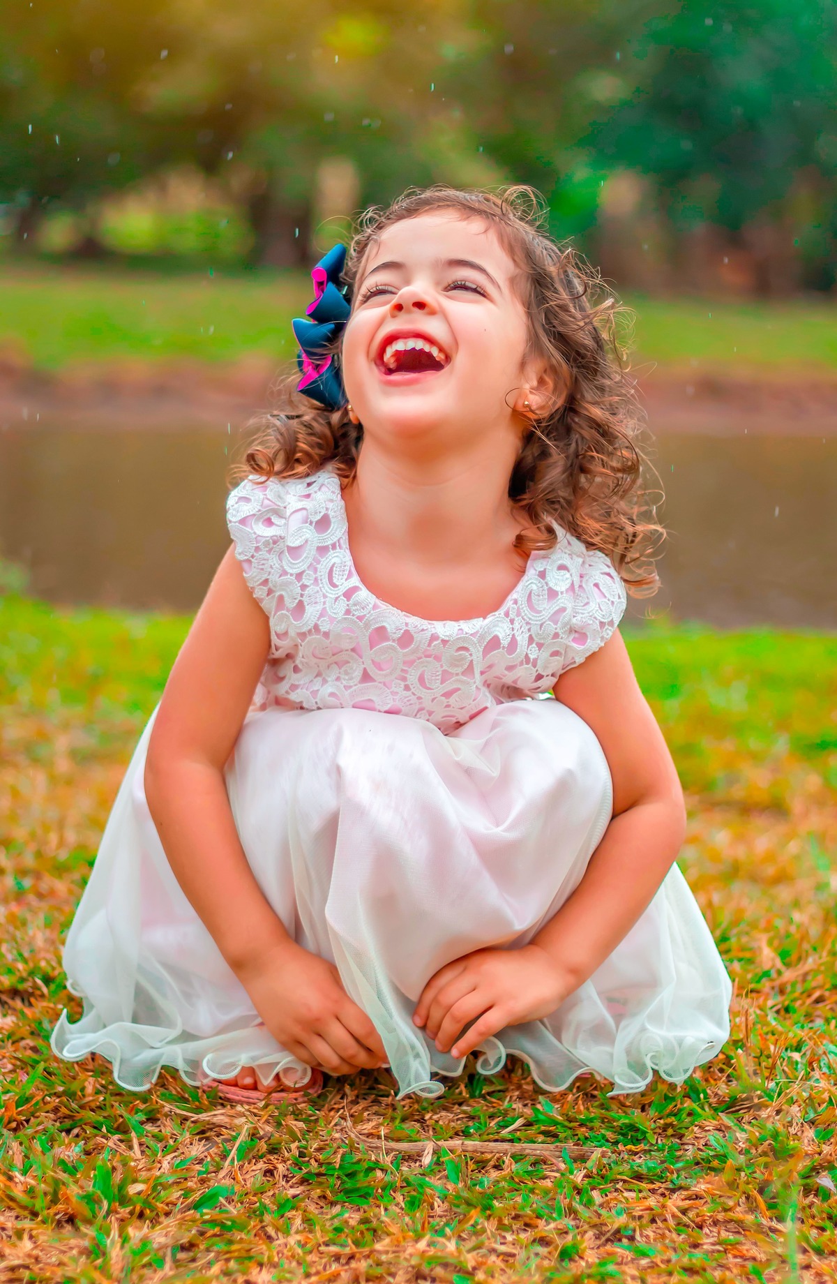 Ensaio das Irmãs Larissa e Maria com a Mãe no Camping Lisot em Paraíso/SC