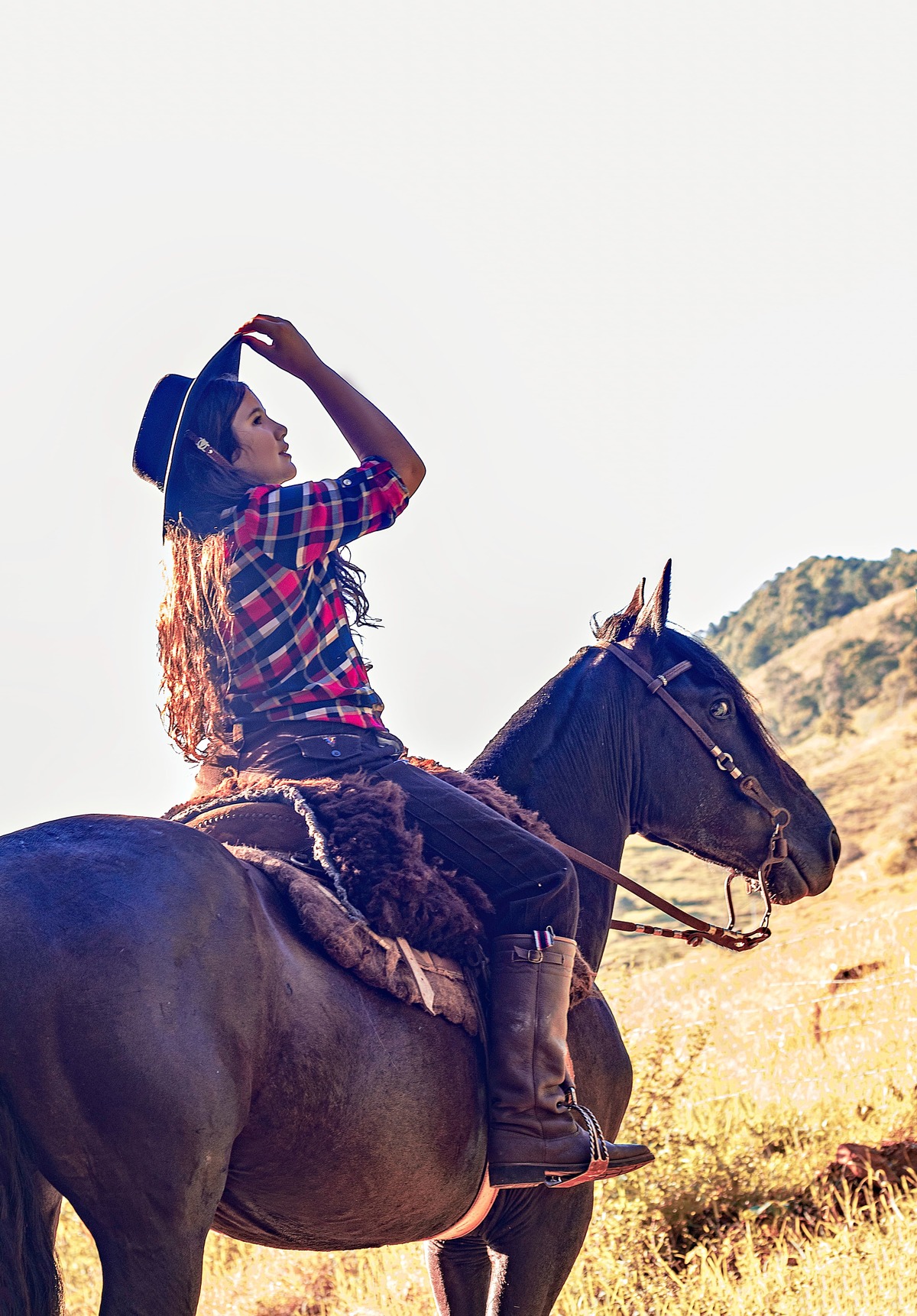 Ensaio Campeiro  de 10 anos da Isa em Chapecó/SC - Encanto Fotografia