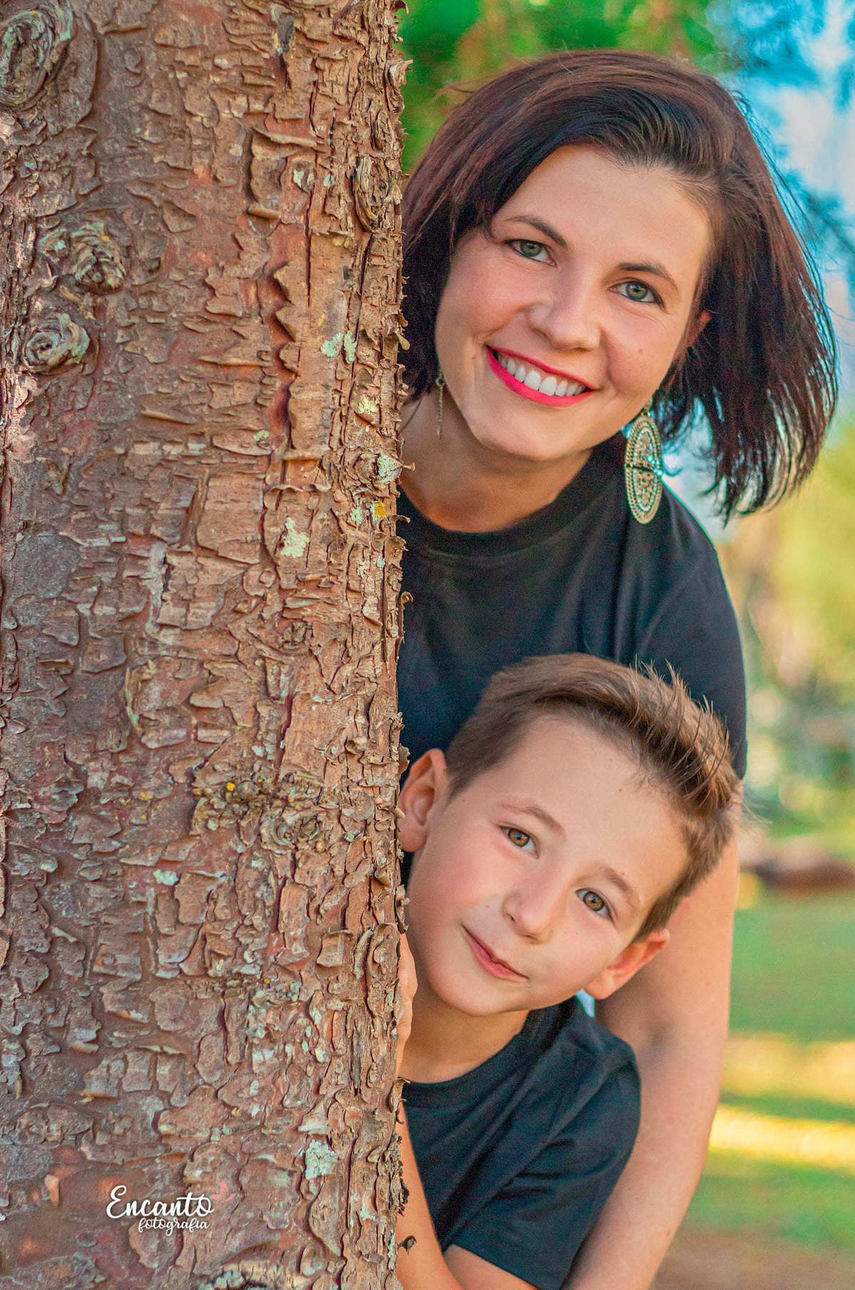 Ensaio Dia das mães 2021 - Mãe Daiane e Filho no Camping Lisot em Paraíso/SC - Encanto Fotografia