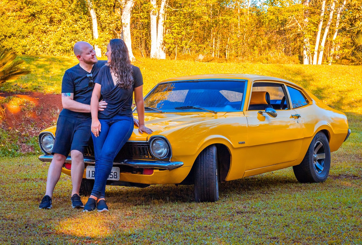 Ensaio de Casal realizado no Camping Lisot em Paraíso/SC