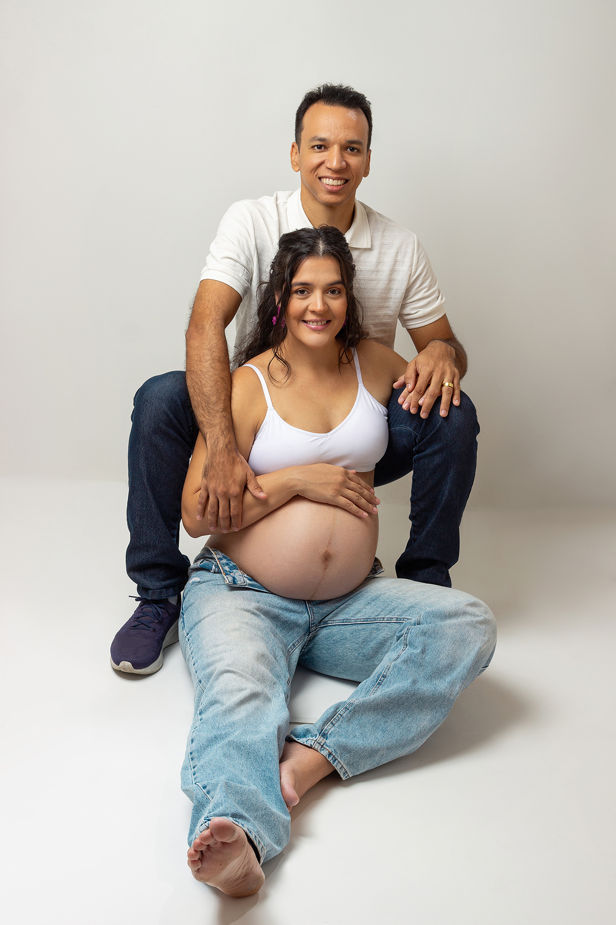 gestante, gravida, fotos de estúdio.