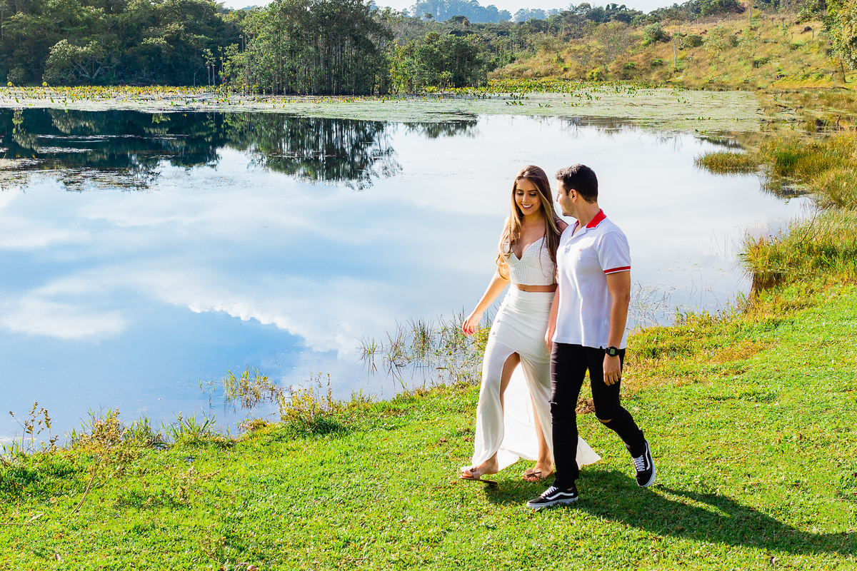 ensaio pre casamento na natureza