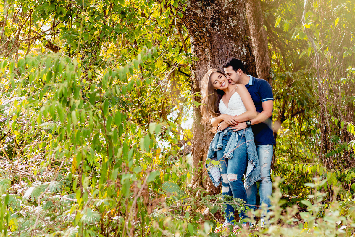 ensaio pre casamento na natureza