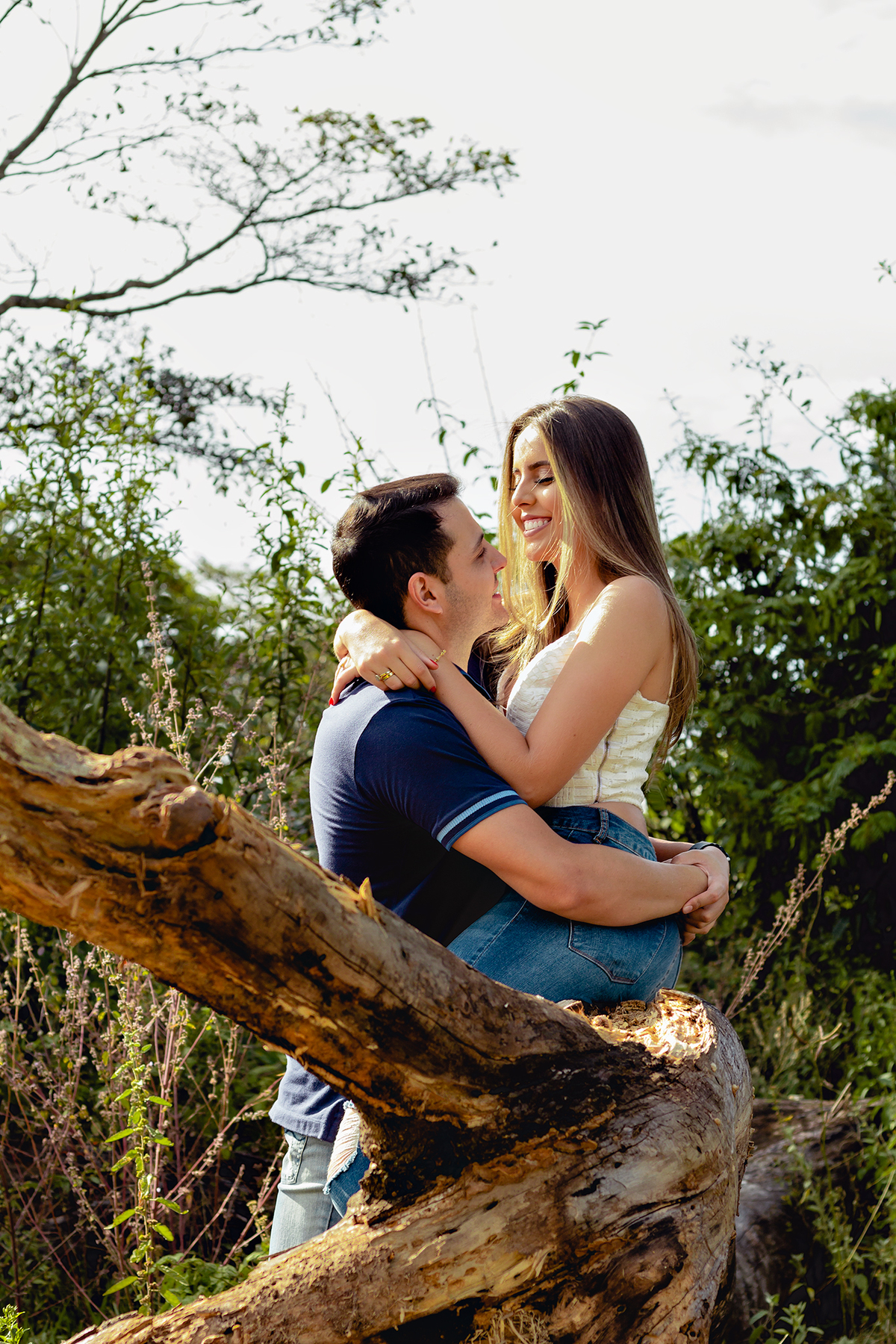 ensaio pre casamento na natureza