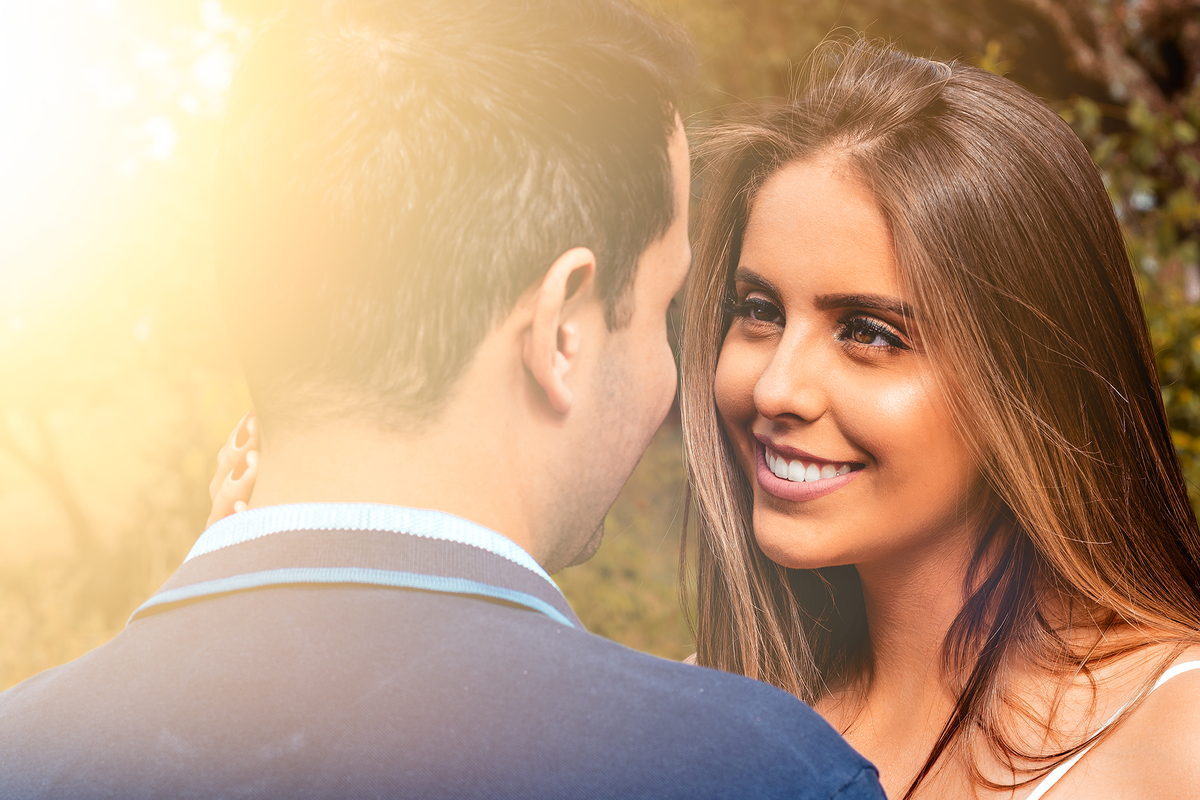 ensaio pre casamento na natureza