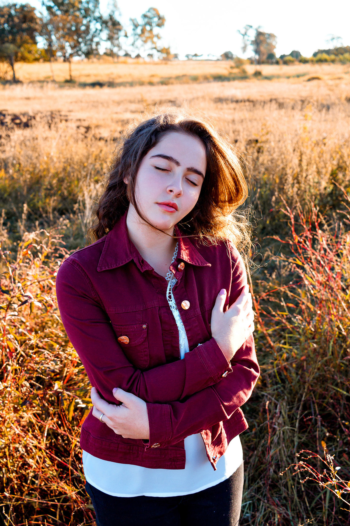 ensaio de 15 anos na natureza