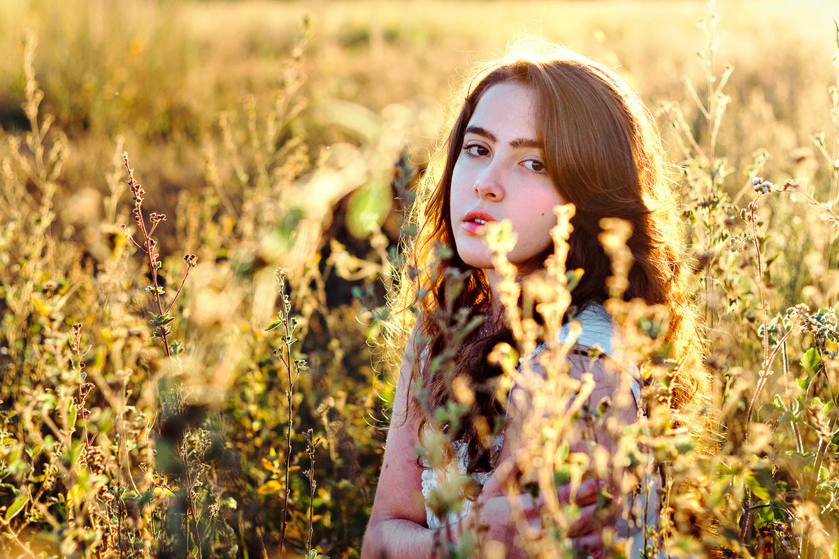 ensaio de 15 anos na natureza