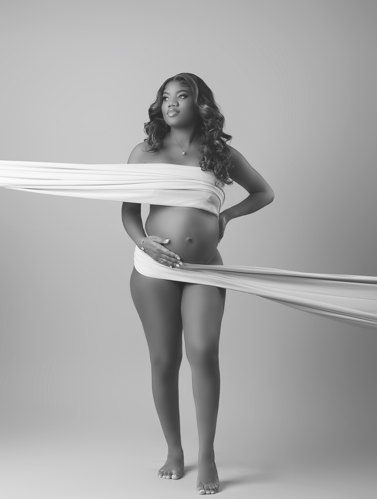 fotografia de pre mama em lisboa portugal em estudio fotográfico  em carnaxide