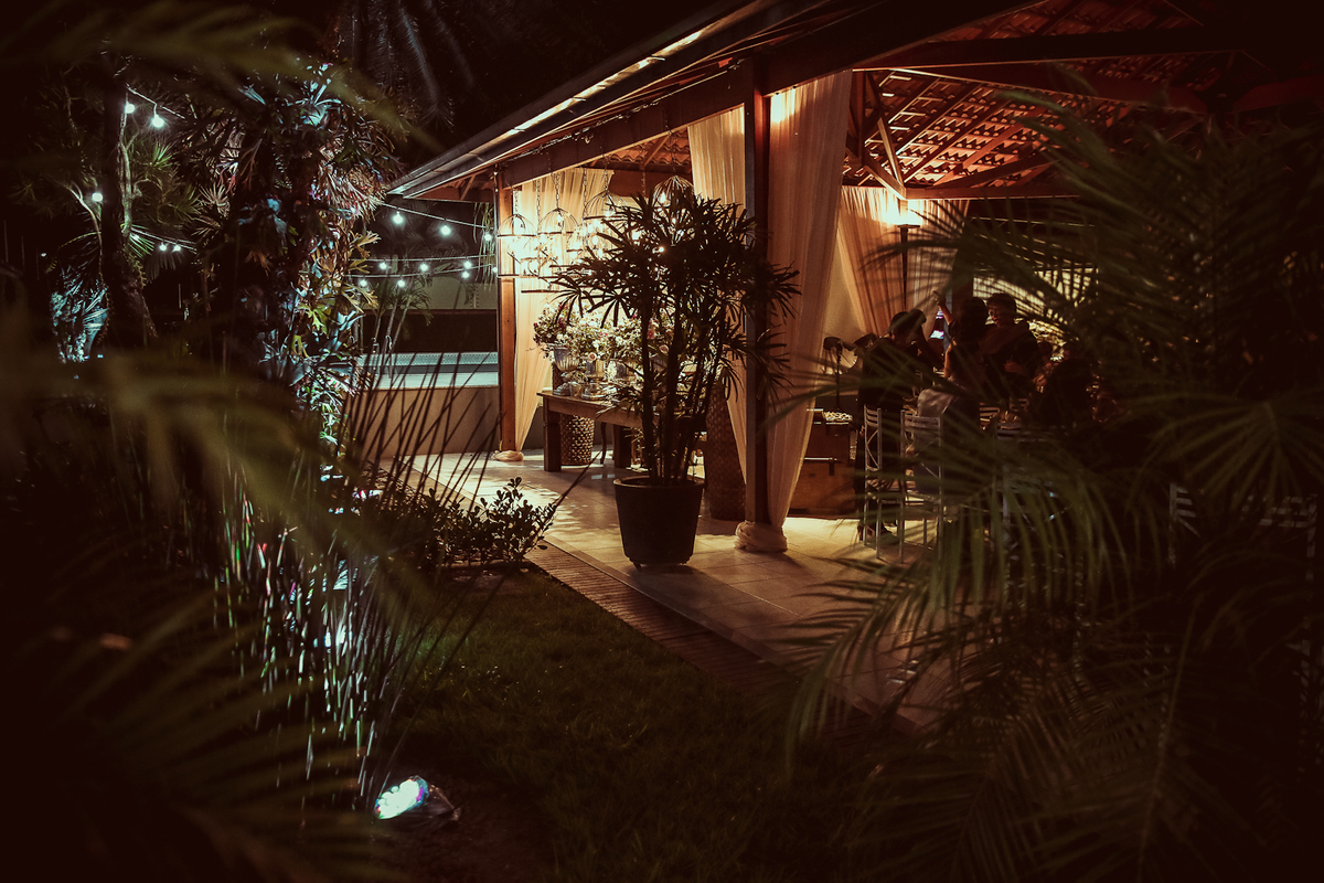 iluminação de casamento