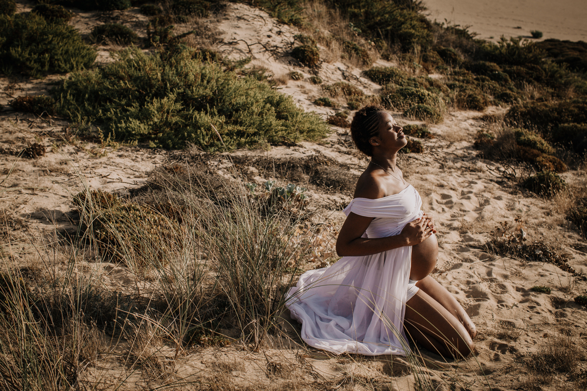 fotografia de gravida em cascais