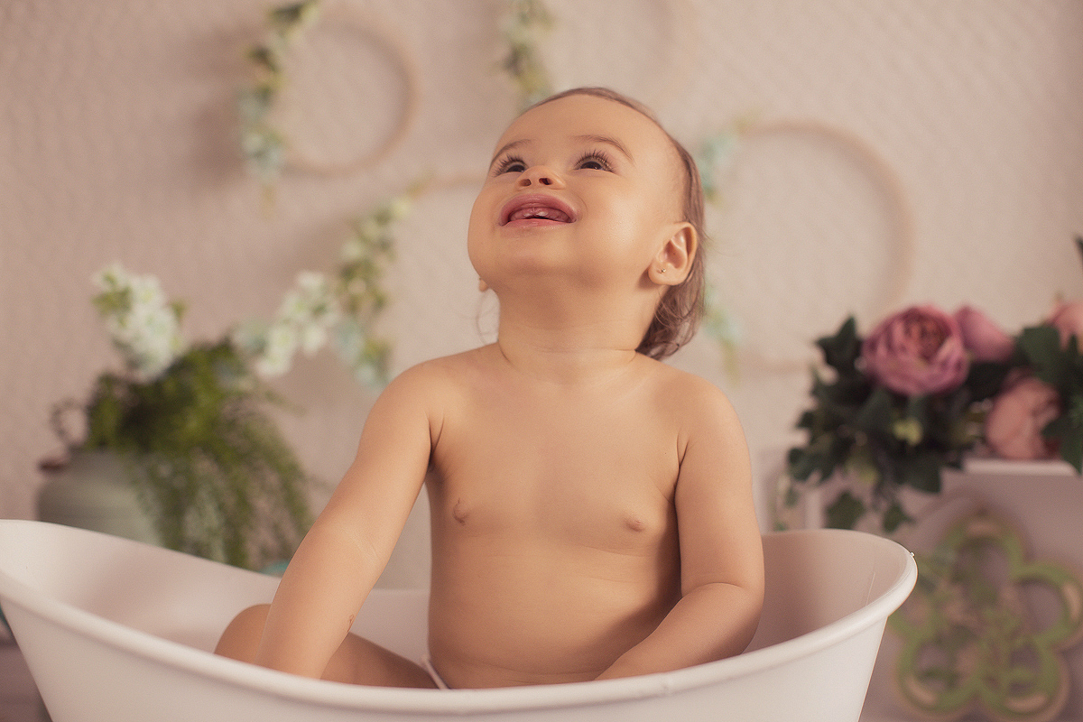 cake smash com banheira