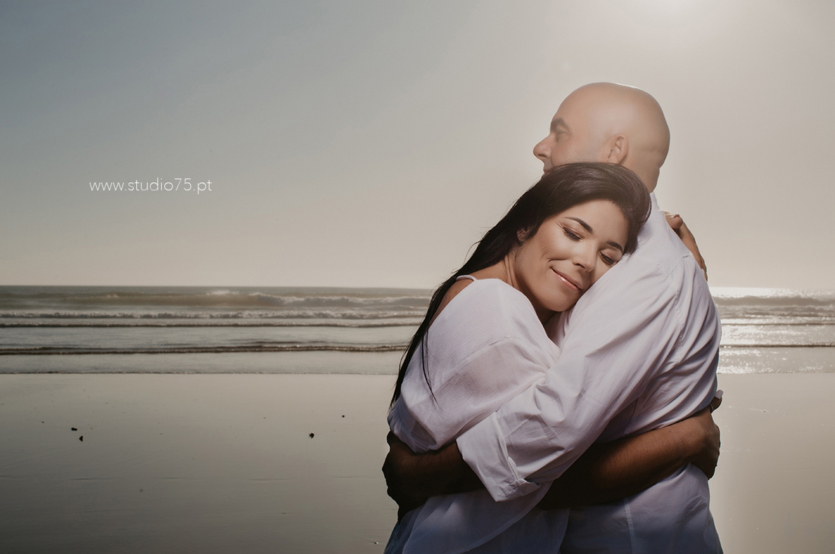 sessão fotografica namoro na praia