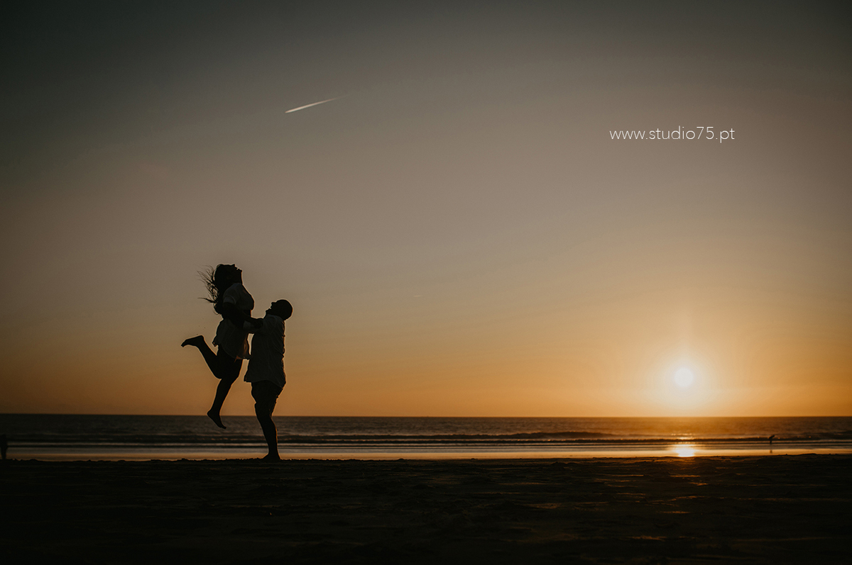 pre wedding com por do sol