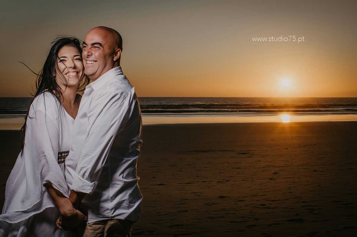 por do sol na caparica