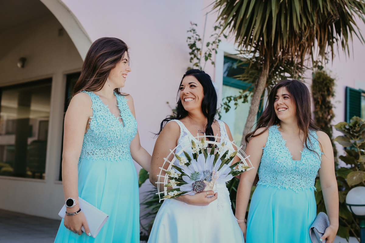 noiva e madrinhas