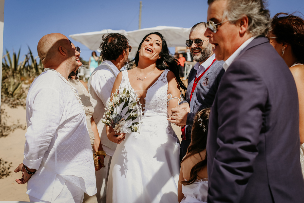 beach wedding portugal