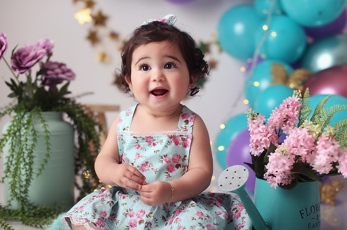 foto cake smash de 1 aninho